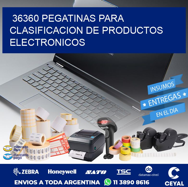 36360 PEGATINAS PARA CLASIFICACION DE PRODUCTOS ELECTRONICOS