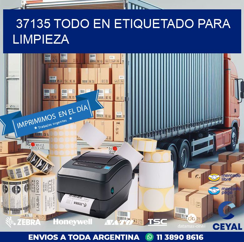 37135 TODO EN ETIQUETADO PARA LIMPIEZA