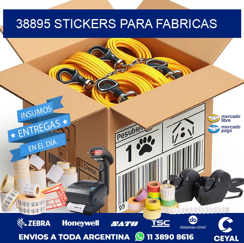 38895 STICKERS PARA FABRICAS