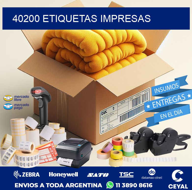 40200 ETIQUETAS IMPRESAS