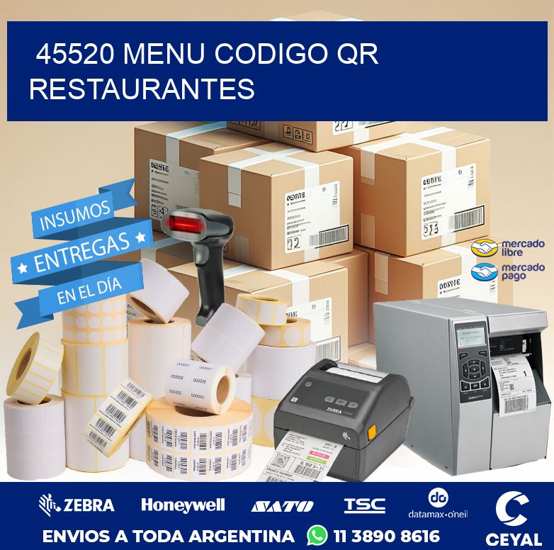 45520 MENU CODIGO QR RESTAURANTES