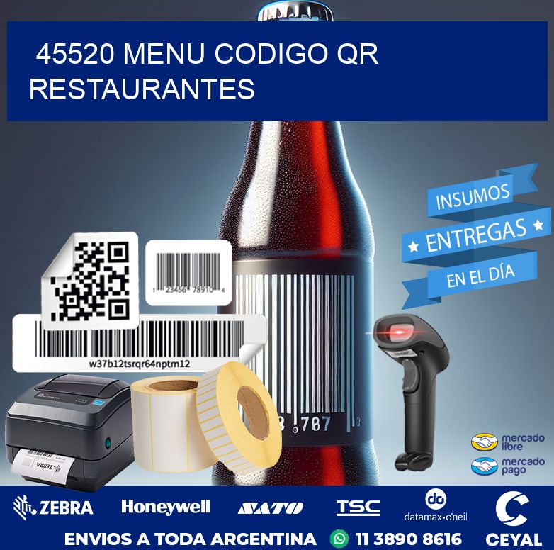 45520 MENU CODIGO QR RESTAURANTES