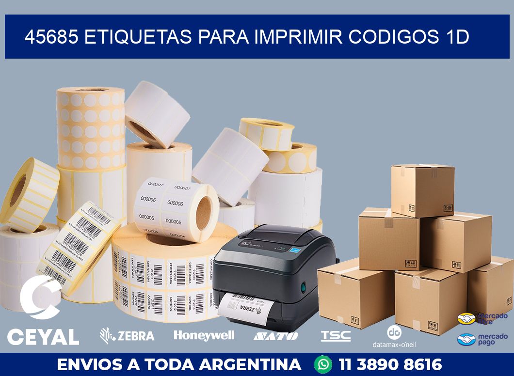 45685 ETIQUETAS PARA IMPRIMIR CODIGOS 1D