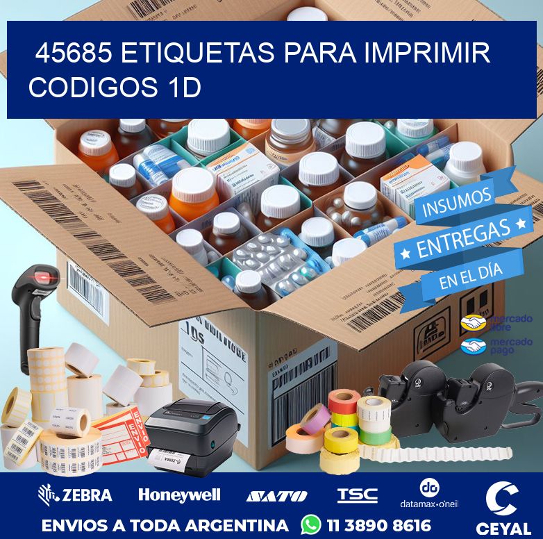 45685 ETIQUETAS PARA IMPRIMIR CODIGOS 1D
