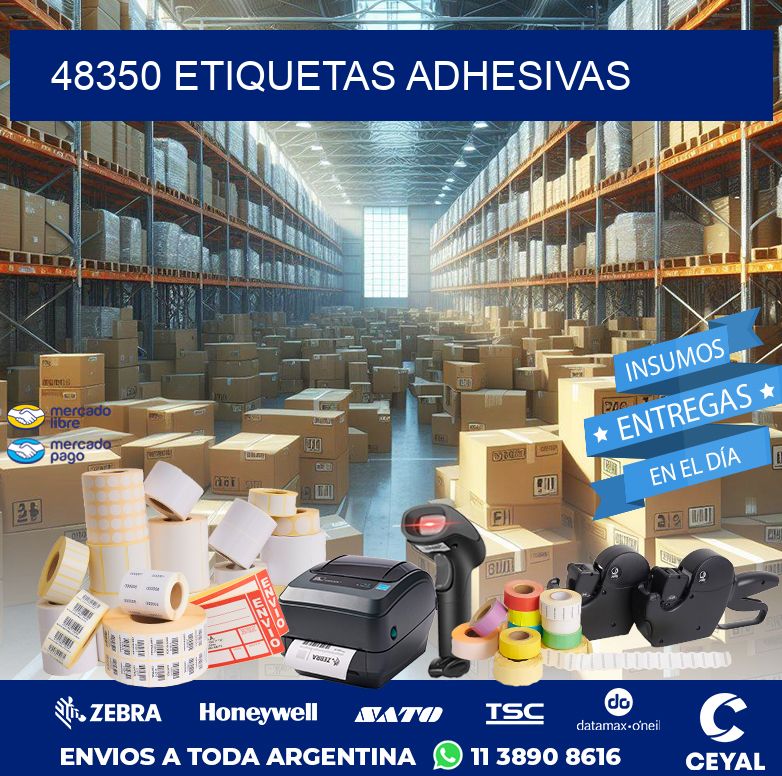 48350 ETIQUETAS ADHESIVAS