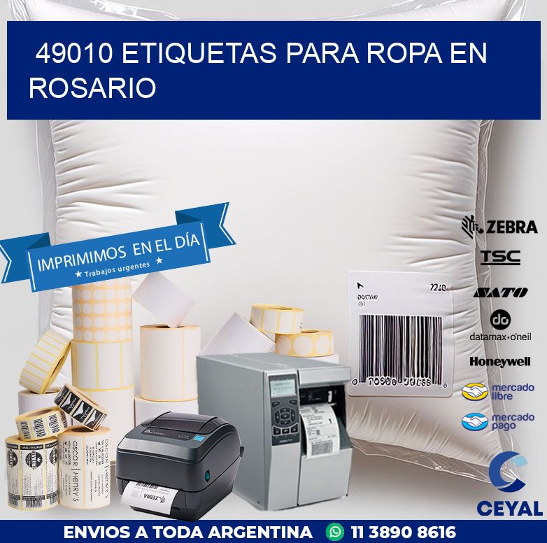 49010 ETIQUETAS PARA ROPA EN ROSARIO