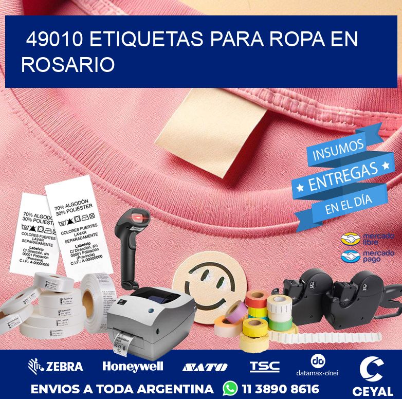 49010 ETIQUETAS PARA ROPA EN ROSARIO