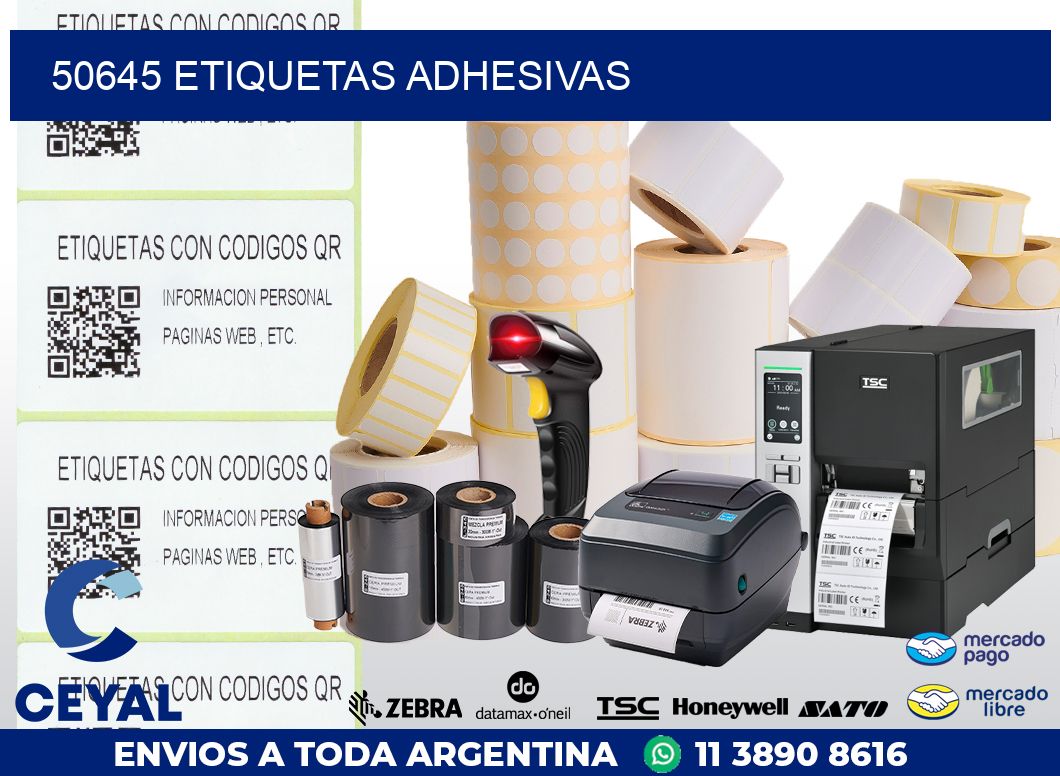 50645 ETIQUETAS ADHESIVAS