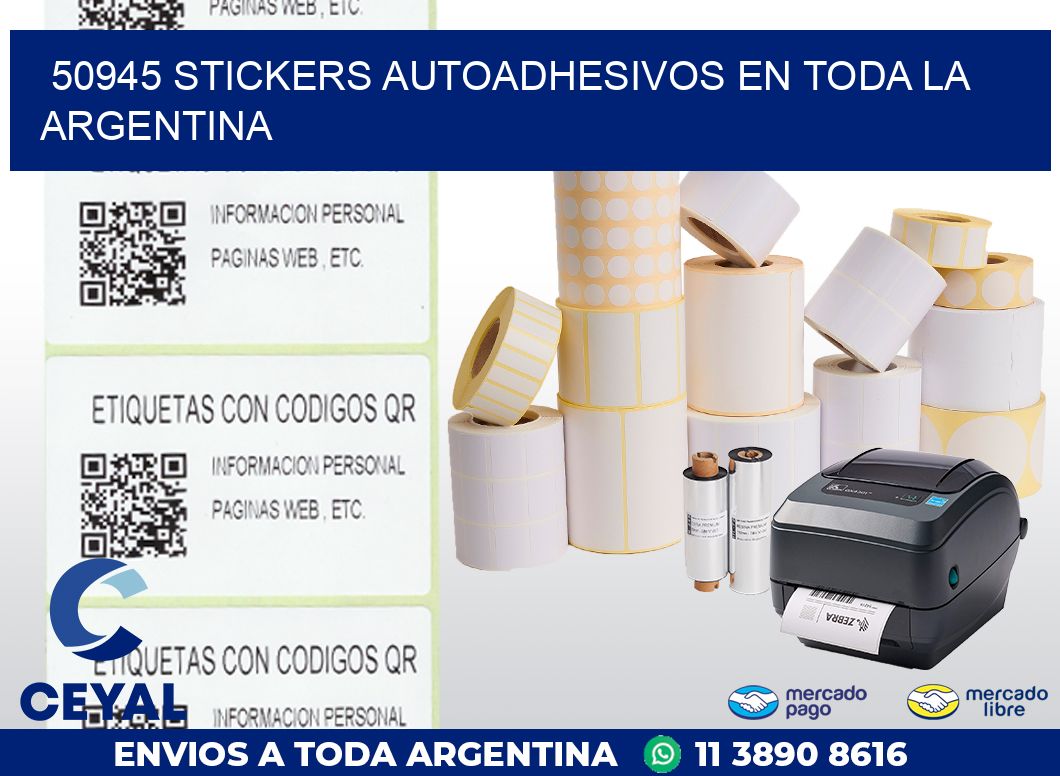 50945 STICKERS AUTOADHESIVOS EN TODA LA ARGENTINA