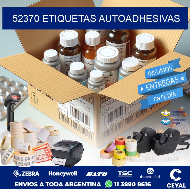 52370 ETIQUETAS AUTOADHESIVAS