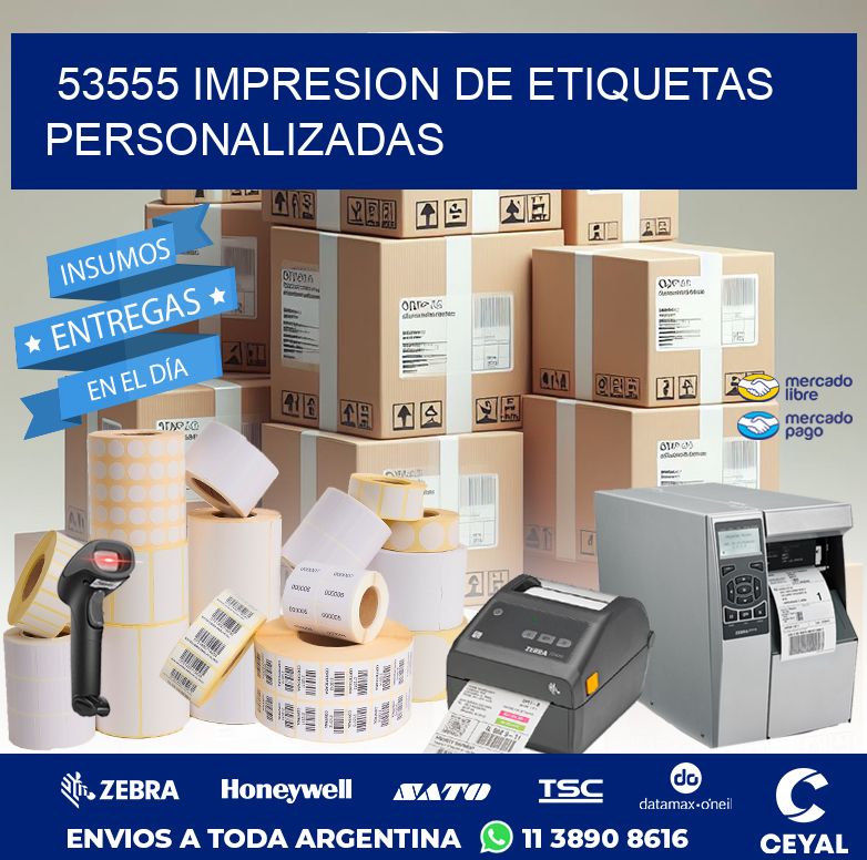 53555 IMPRESION DE ETIQUETAS PERSONALIZADAS