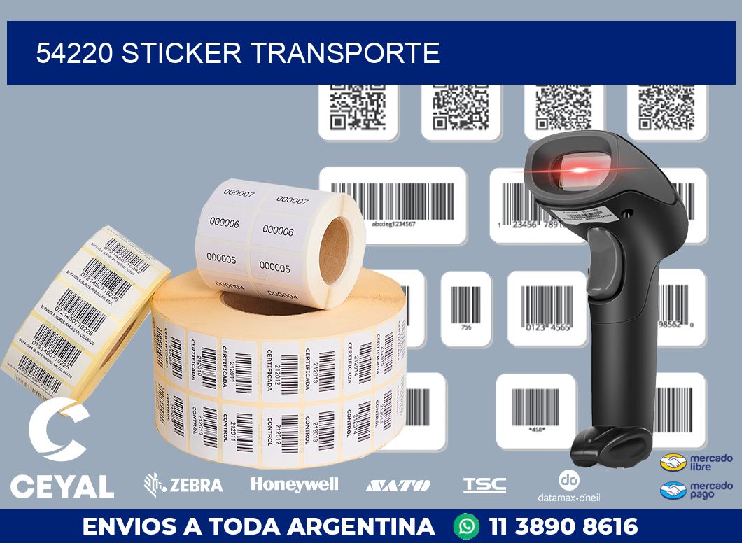 54220 STICKER TRANSPORTE