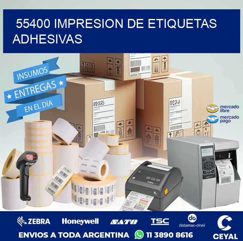 55400 IMPRESION DE ETIQUETAS ADHESIVAS