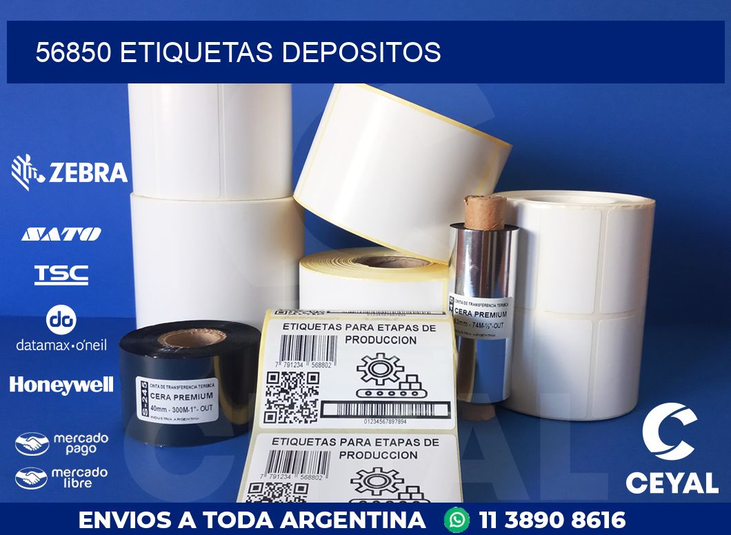 56850 ETIQUETAS DEPOSITOS