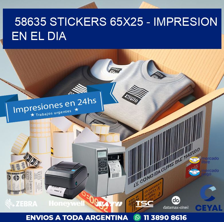 58635 STICKERS 65×25 – IMPRESION EN EL DIA