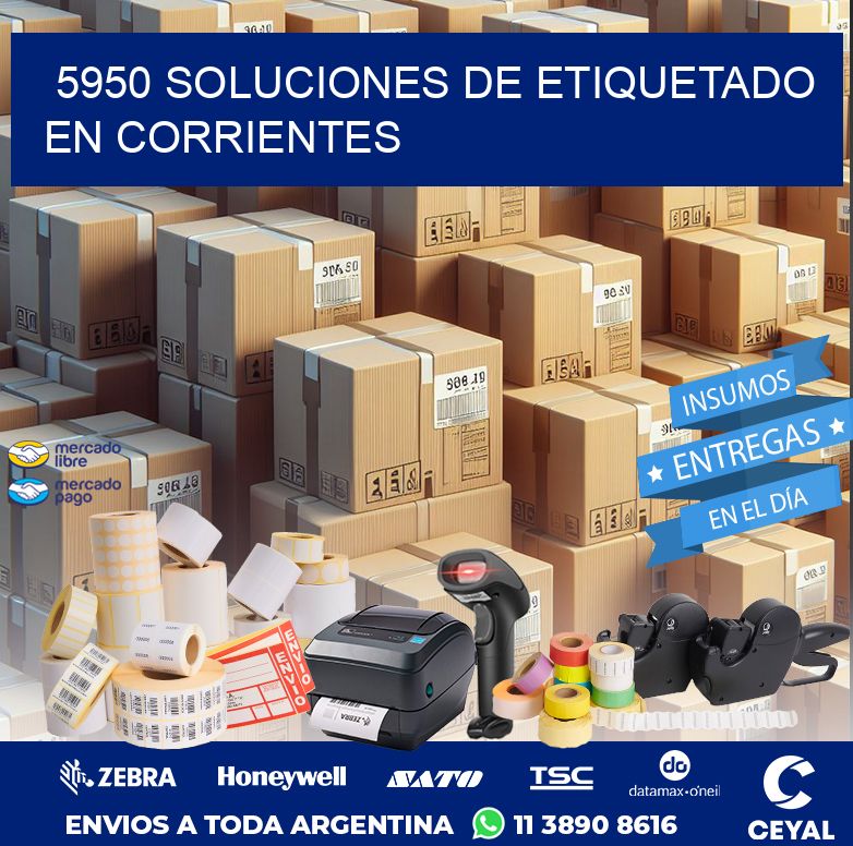 5950 SOLUCIONES DE ETIQUETADO EN CORRIENTES