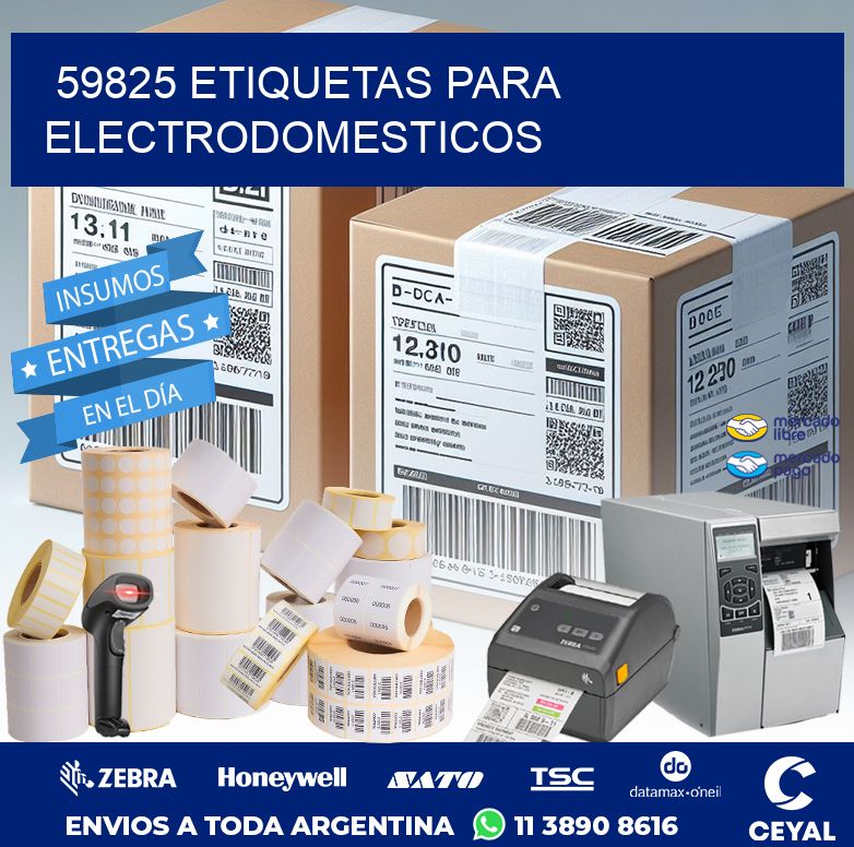 59825 ETIQUETAS PARA ELECTRODOMESTICOS