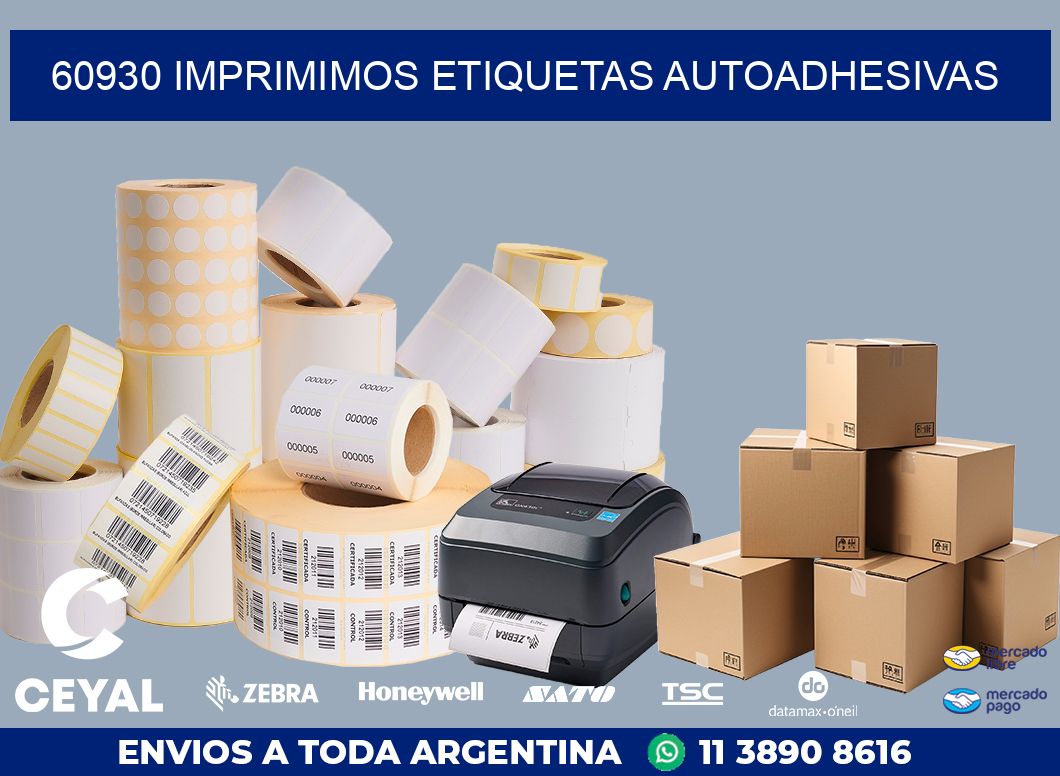 60930 IMPRIMIMOS ETIQUETAS AUTOADHESIVAS