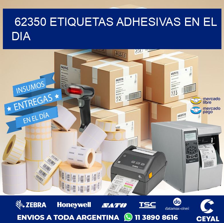 62350 ETIQUETAS ADHESIVAS EN EL DIA