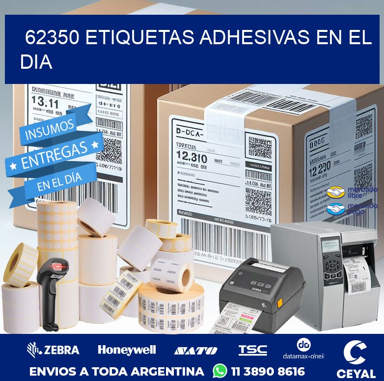 62350 ETIQUETAS ADHESIVAS EN EL DIA