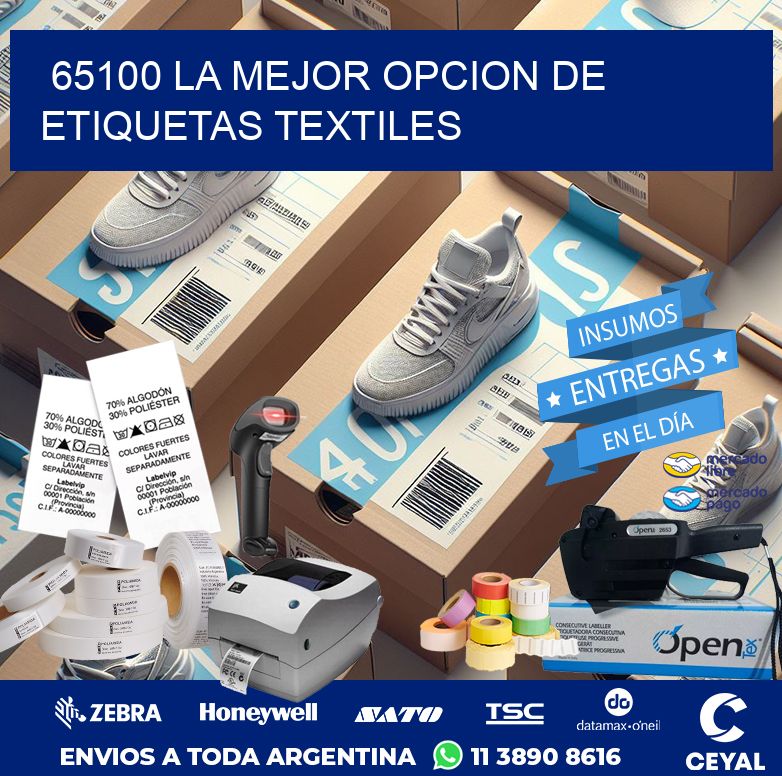 65100 LA MEJOR OPCION DE ETIQUETAS TEXTILES