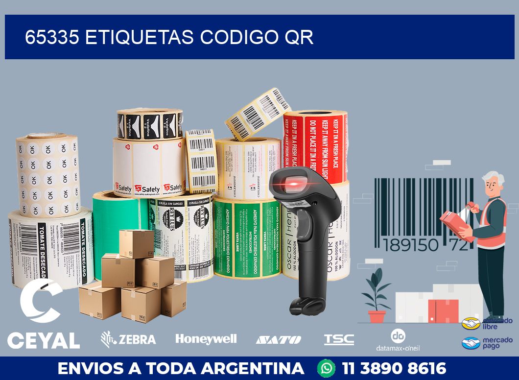 65335 ETIQUETAS CODIGO QR