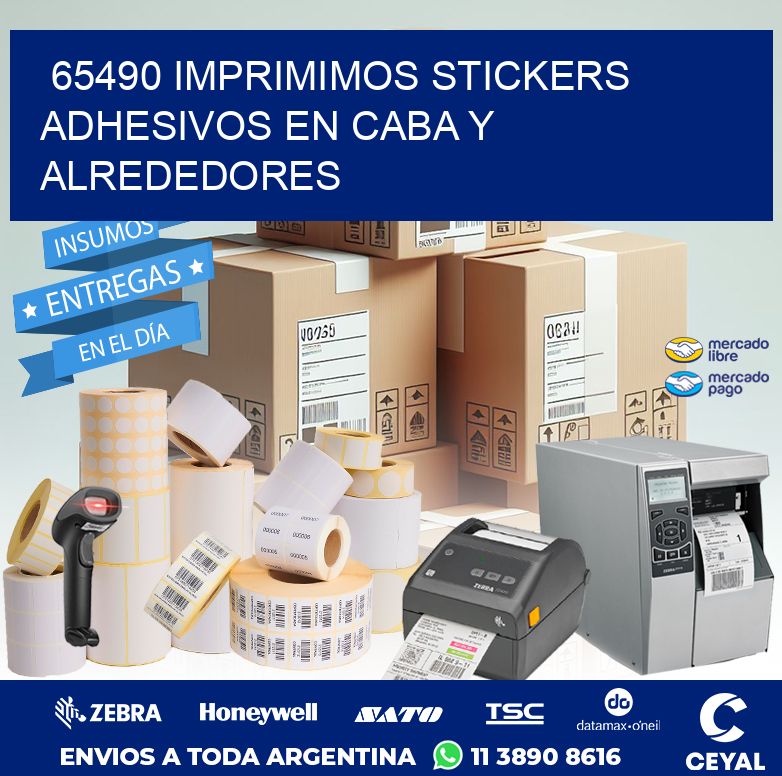 65490 IMPRIMIMOS STICKERS ADHESIVOS EN CABA Y ALREDEDORES