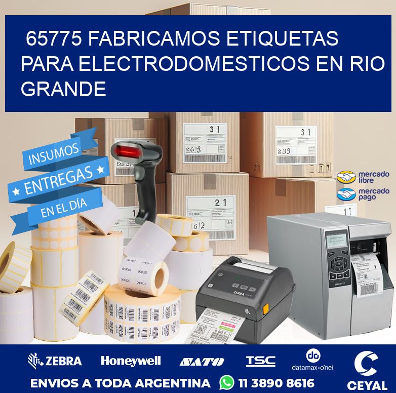 65775 FABRICAMOS ETIQUETAS PARA ELECTRODOMESTICOS EN RIO GRANDE