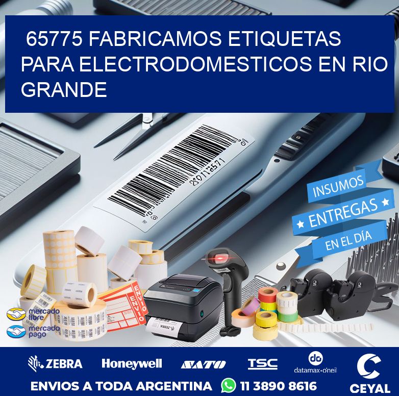 65775 FABRICAMOS ETIQUETAS PARA ELECTRODOMESTICOS EN RIO GRANDE