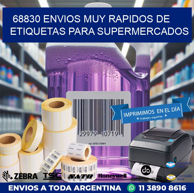 68830 ENVIOS MUY RAPIDOS DE ETIQUETAS PARA SUPERMERCADOS