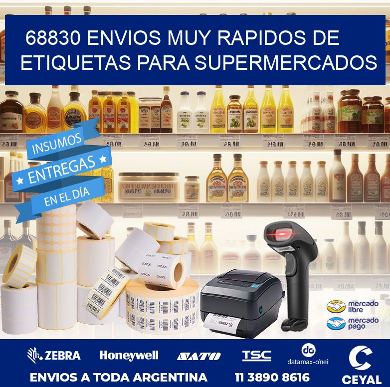 68830 ENVIOS MUY RAPIDOS DE ETIQUETAS PARA SUPERMERCADOS