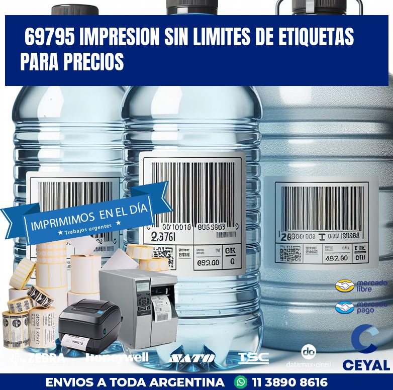 69795 IMPRESION SIN LIMITES DE ETIQUETAS PARA PRECIOS