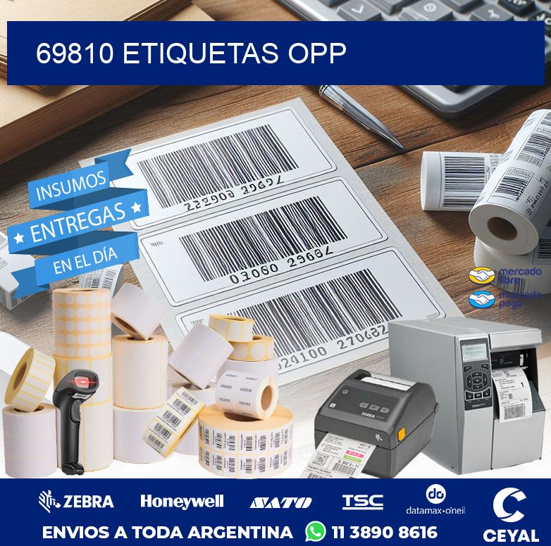 69810 ETIQUETAS OPP