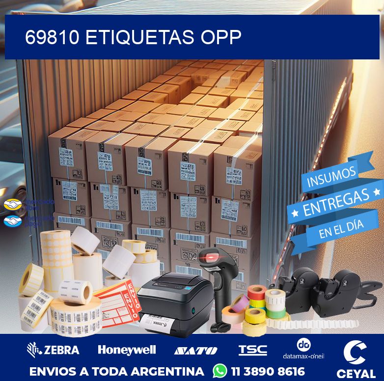 69810 ETIQUETAS OPP