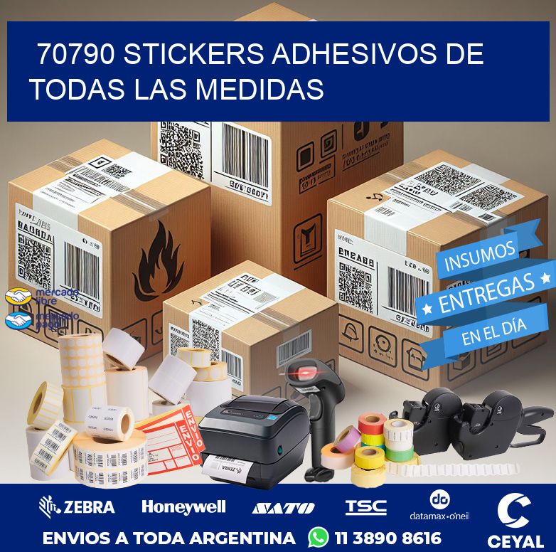 70790 STICKERS ADHESIVOS DE TODAS LAS MEDIDAS