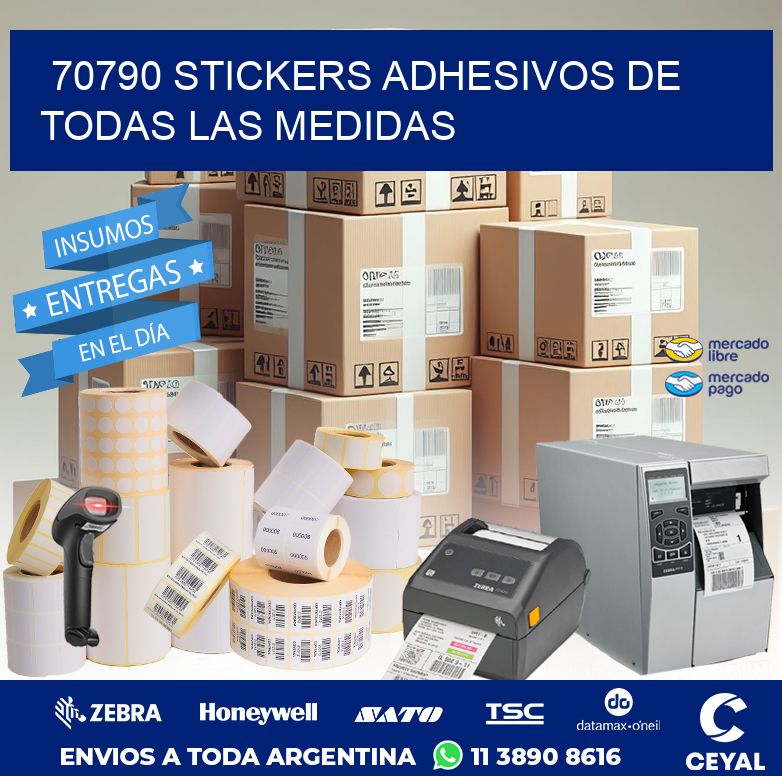 70790 STICKERS ADHESIVOS DE TODAS LAS MEDIDAS