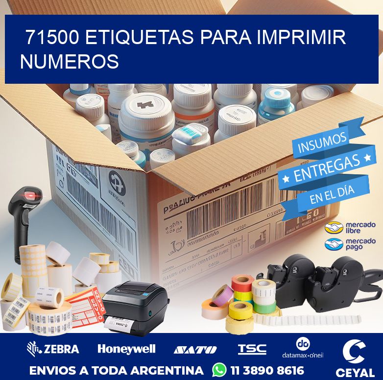 71500 ETIQUETAS PARA IMPRIMIR NUMEROS