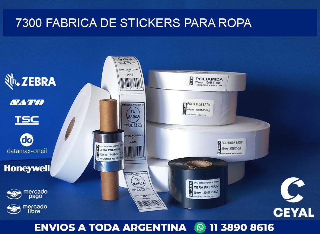 7300 FABRICA DE STICKERS PARA ROPA