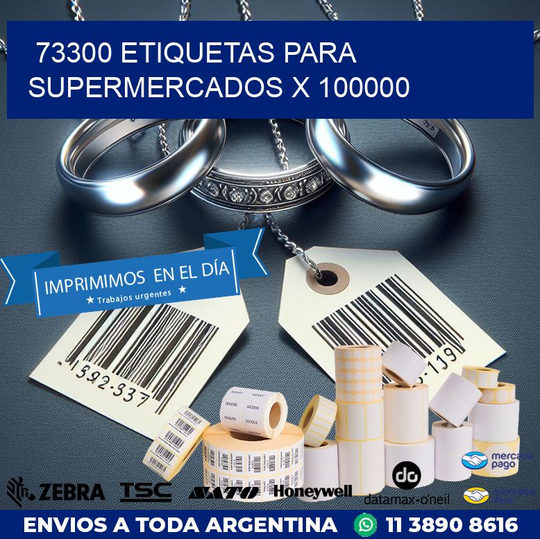 73300 ETIQUETAS PARA SUPERMERCADOS X 100000