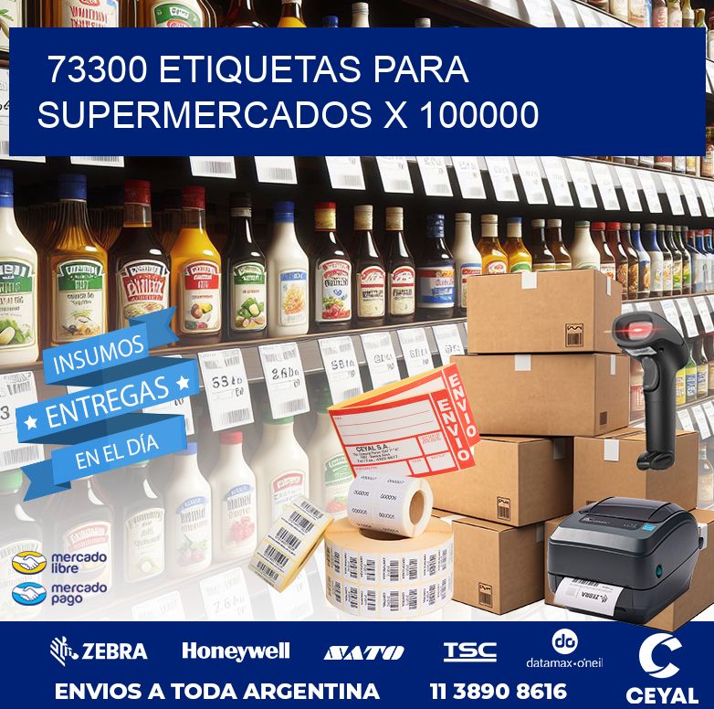 73300 ETIQUETAS PARA SUPERMERCADOS X 100000