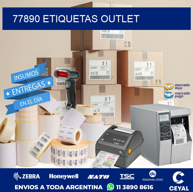 77890 ETIQUETAS OUTLET