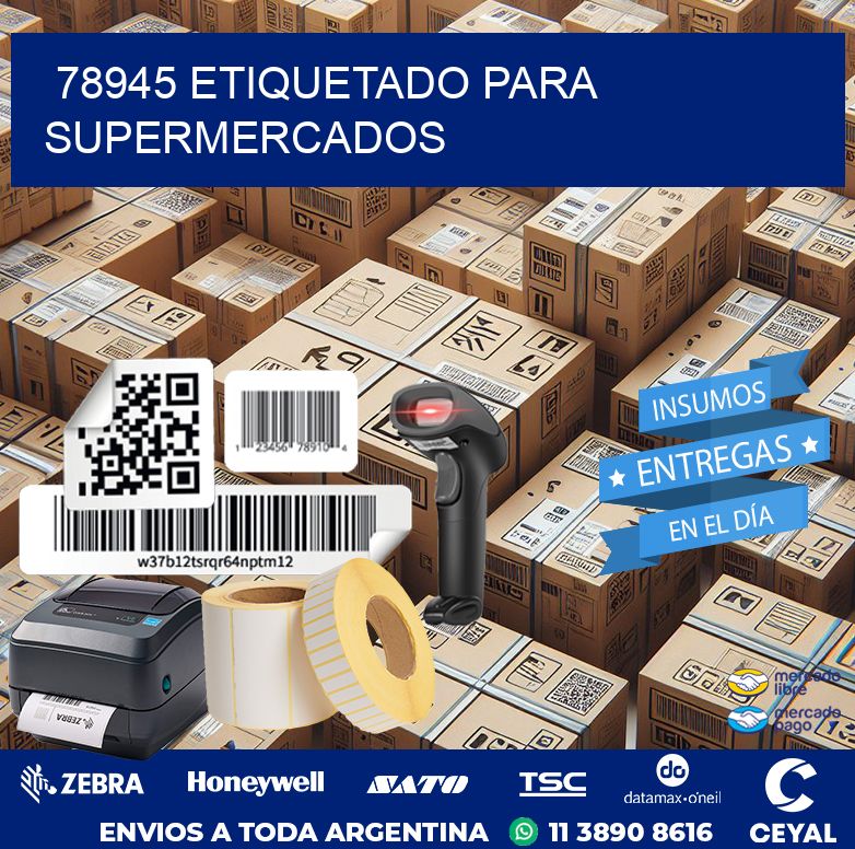 78945 ETIQUETADO PARA SUPERMERCADOS