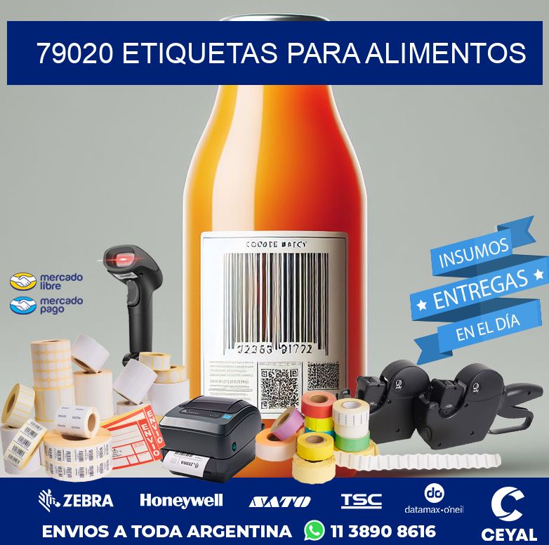 79020 ETIQUETAS PARA ALIMENTOS