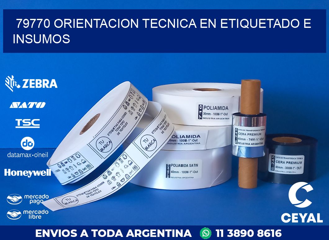 79770 ORIENTACION TECNICA EN ETIQUETADO E INSUMOS
