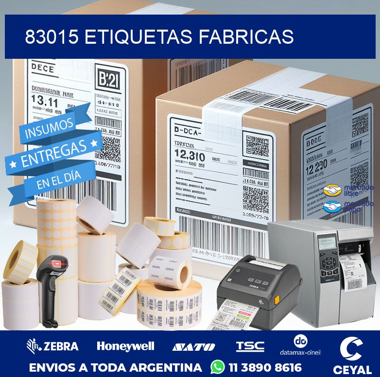 83015 ETIQUETAS FABRICAS