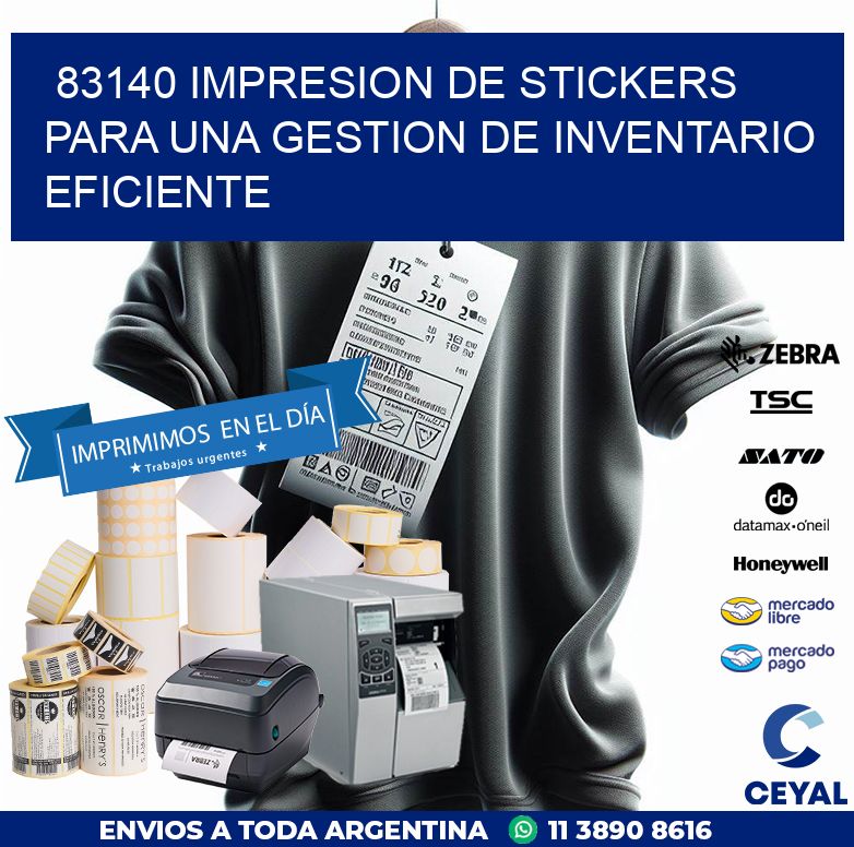 83140 IMPRESION DE STICKERS PARA UNA GESTION DE INVENTARIO EFICIENTE