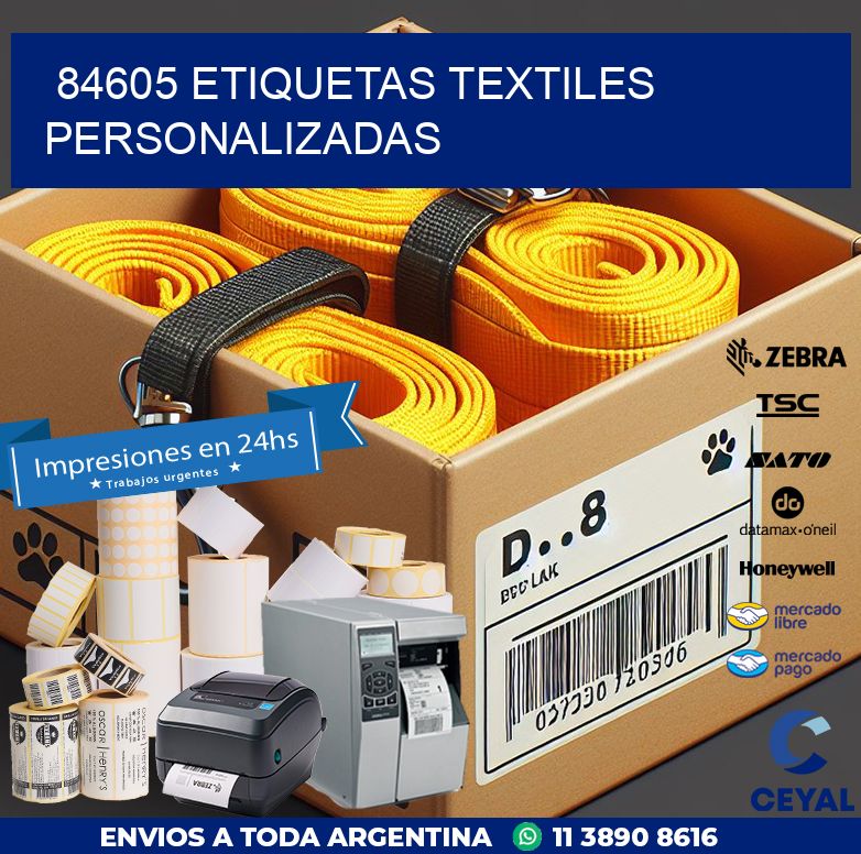 84605 ETIQUETAS TEXTILES PERSONALIZADAS