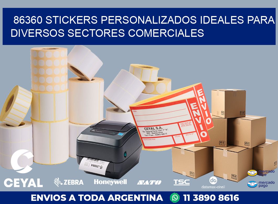 86360 STICKERS PERSONALIZADOS IDEALES PARA DIVERSOS SECTORES COMERCIALES