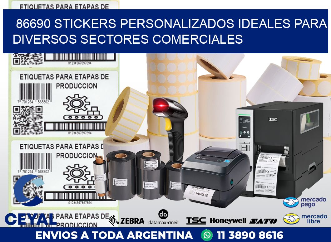 86690 STICKERS PERSONALIZADOS IDEALES PARA DIVERSOS SECTORES COMERCIALES
