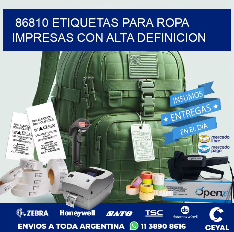 86810 ETIQUETAS PARA ROPA IMPRESAS CON ALTA DEFINICION